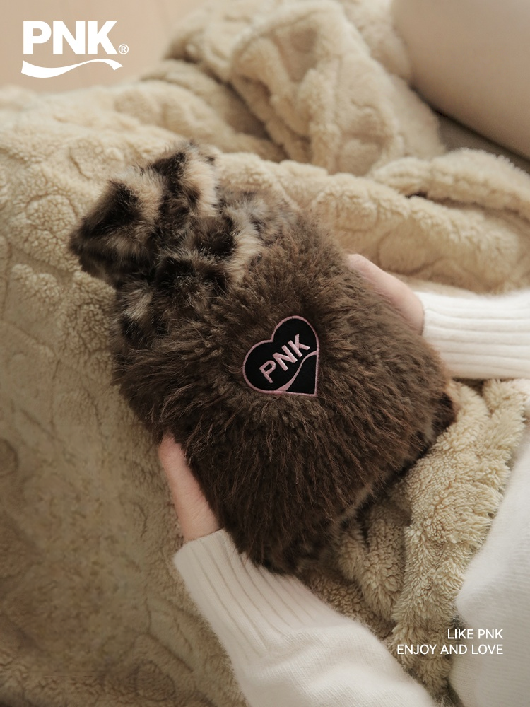 Leopard Water Filled Hot Water Bottle - Gray 50.72 OZ