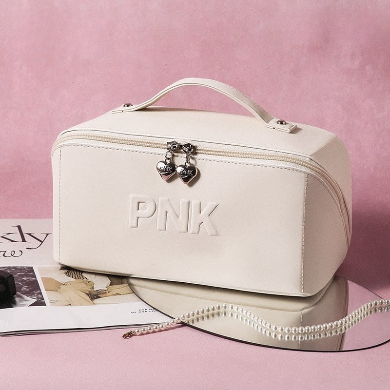 Solid Makeup Bag - White