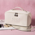 Solid Makeup Bag - White