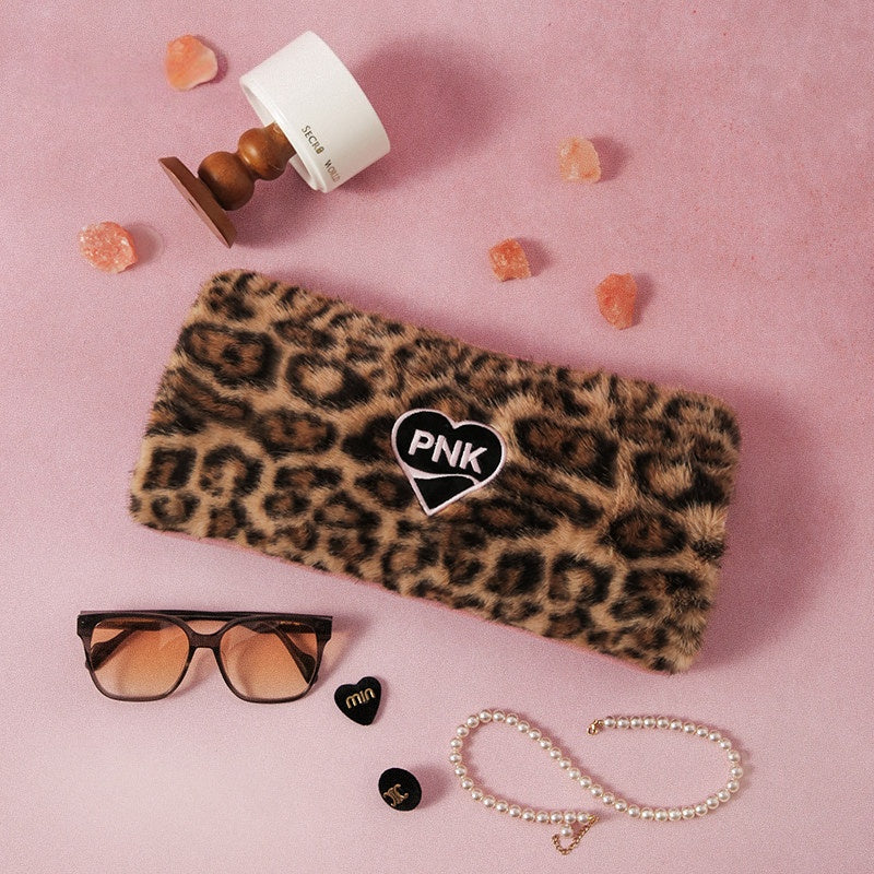Leopard Electric Hot Water Bottle - Pink