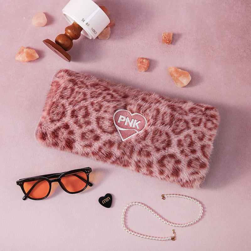 Leopard Electric Hot Water Bottle - Pink